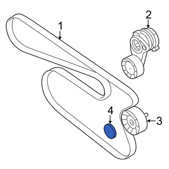 BMW OE - Accessory Drive Belt Idler Pulley Cap