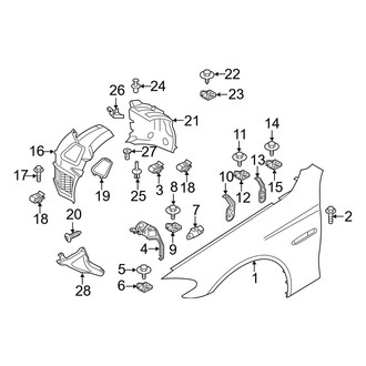BMW OE - Fender & Components (Base)