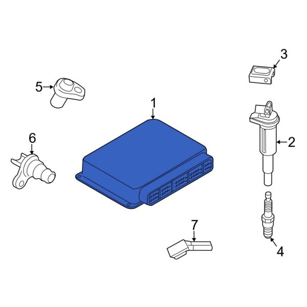 BMW OE 12147645059 Engine Control Module (ECM)