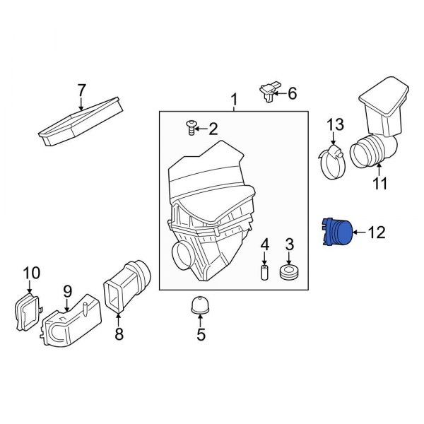 Engine Air Intake Hose