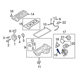BMW OE - Engine Oil Filter Housing Gasket