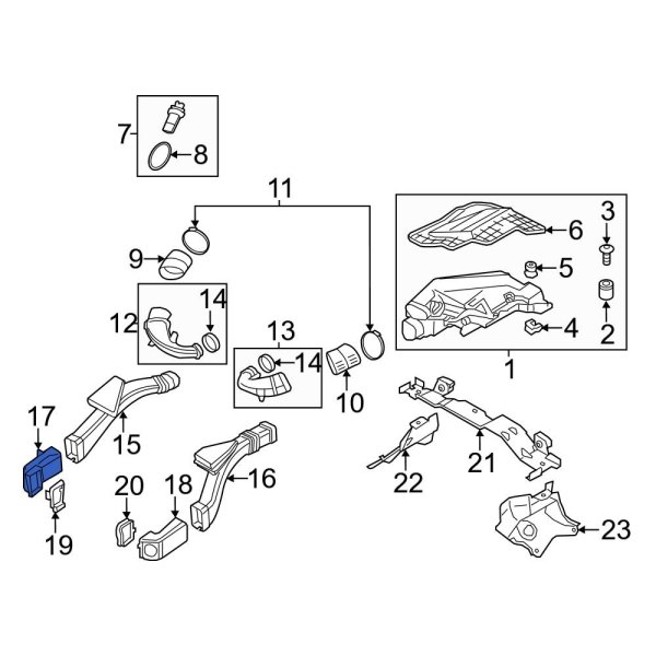 Engine Air Intake Hose