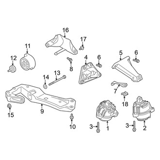 BMW OE - Engine & Transmission Mounting