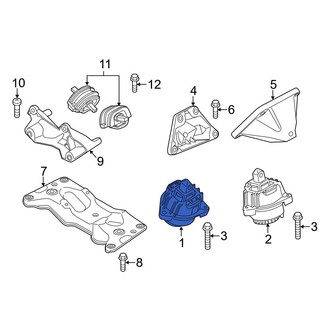 BMW OE - Front Right Engine Mount