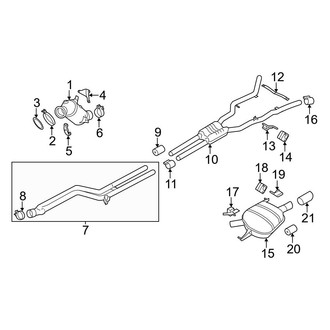 BMW OE - Exhaust System - Exhaust Components