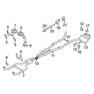 BMW OE - Exhaust Muffler Clamp