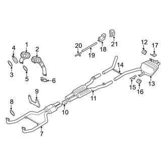 BMW OE - Exhaust System - Exhaust Components