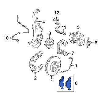 BMW OE - Front Disc Brake Pad Set