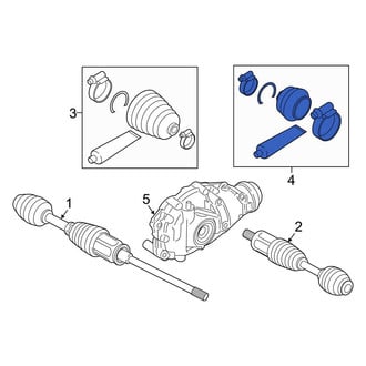 BMW OE - Front Outer CV Joint Boot Kit