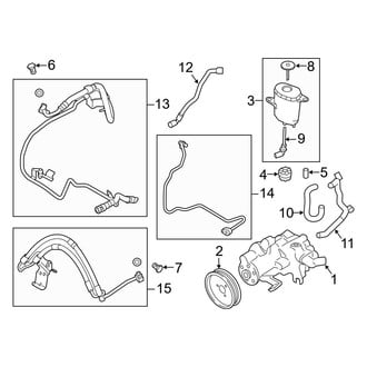 BMW OE - Steering Gear & Linkage - Pump & Hoses (Hydraulic, W/O Dynamic Drive)