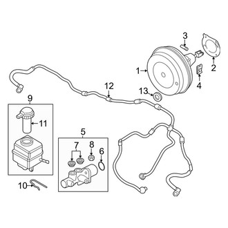 BMW OE - Cowl - Components on Dash Panel