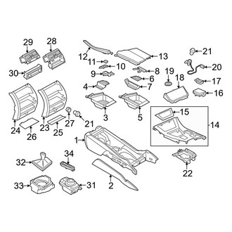 BMW OE - Console (Base Standard Tr)