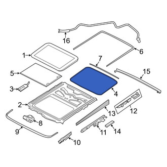 BMW OE - Sunroof Seal