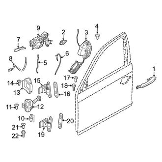 BMW OE - Front Door - Lock & Hardware