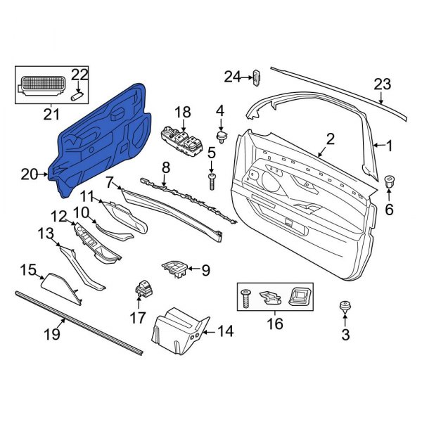 Door Water Deflector