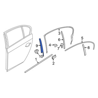 BMW OE - Rear Left Door Applique