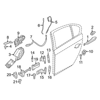 BMW OE - Rear Door - Lock & Hardware