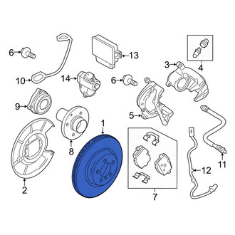 BMW OE - Rear Disc Brake Rotor