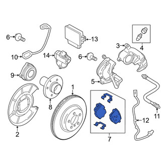 BMW OE - Rear Disc Brake Pad Set