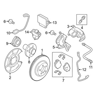 BMW OE - Rear Suspension - Brake Components (Base)