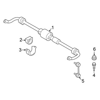 BMW OE - Rear Suspension - Stabilizer Bar & Components (With Dynamic Drive), (Base)