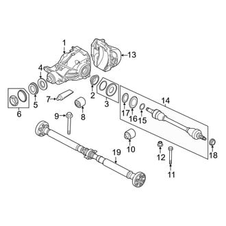 BMW OE - Rear Suspension - Rear Axle (Base)