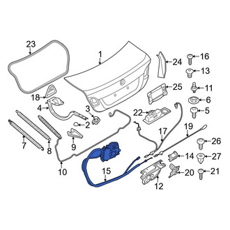 BMW OE - Rear Deck Lid Latch