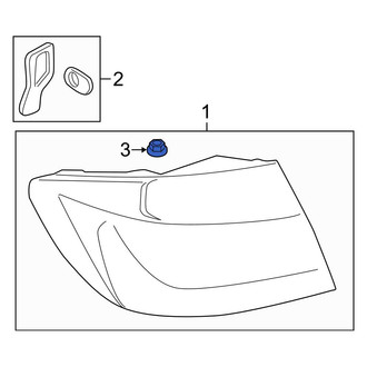BMW OE - Tail Light Nut