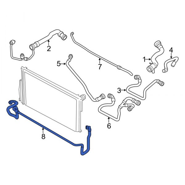 Engine Coolant Pipe