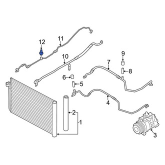 BMW OE - A/C Refrigerant Pressure Sensor