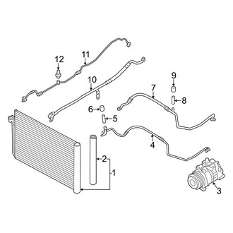 BMW OE - Air Conditioner & Heater - Condenser, Compressor & Lines