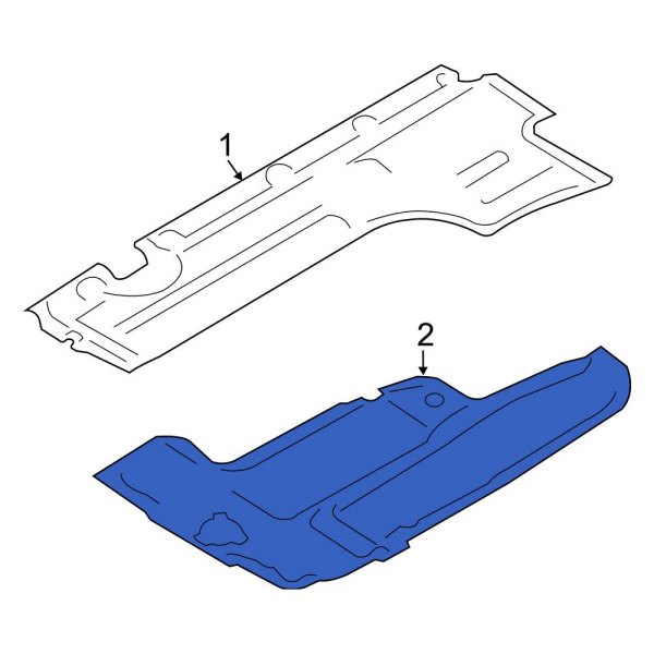 Floor Pan Splash Shield