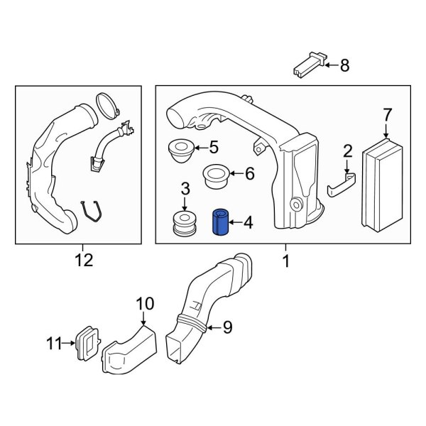 Air Filter Housing Sleeve