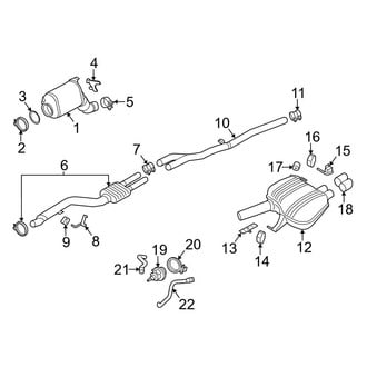 BMW OE - Exhaust System - Exhaust Components