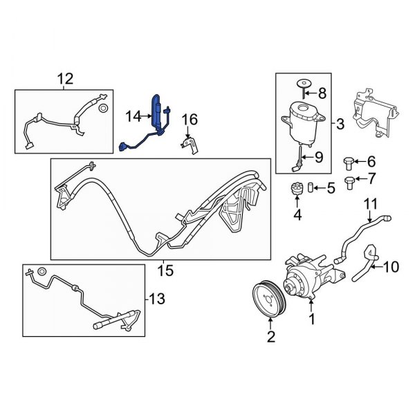 Power Steering Pressure Hose