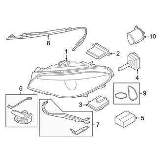 BMW OE - Front Lamps - Headlamp Components (Xenon)