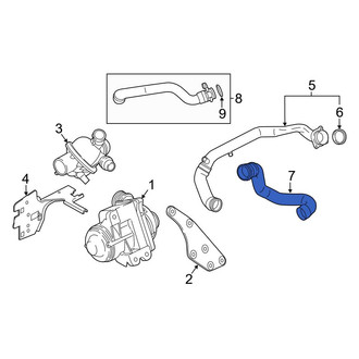 BMW OE - Upper Radiator Coolant Hose