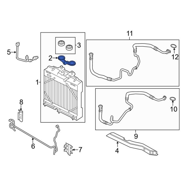 Engine Oil Cooler Bracket