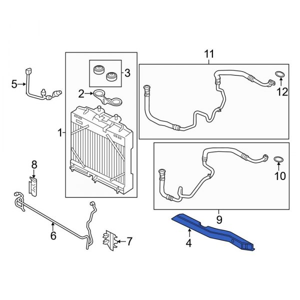 Engine Oil Cooler Bracket