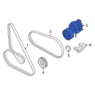 BMW OE - Accessory Drive Belt Tensioner Assembly
