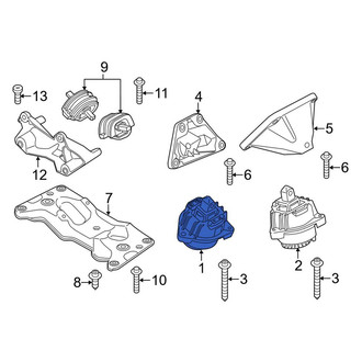 BMW OE - Front Right Engine Mount