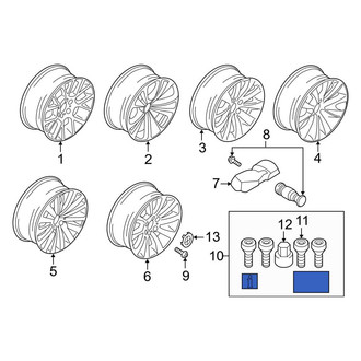 BMW OE - Wheel Lock Set