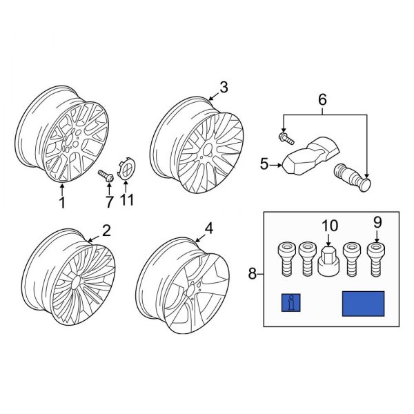 Wheel Lock Set