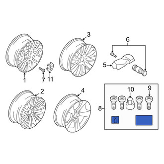 BMW OE - Wheel Lock Set