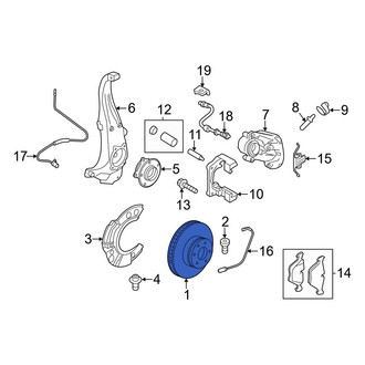 BMW OE - Front Right Disc Brake Rotor