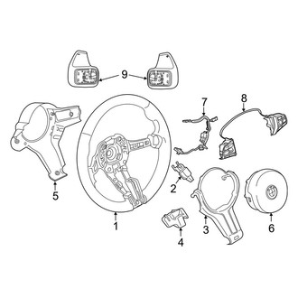 BMW OE - Steering Wheel (With M Package), (Base)