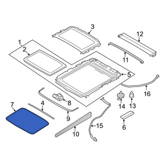 BMW OE - Sunroof Seal