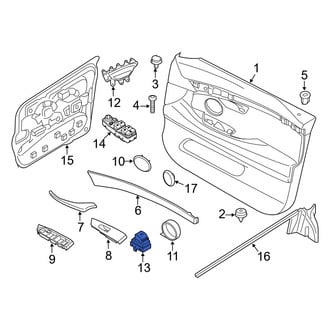 BMW OE - Front Right Door Window Switch