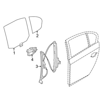 BMW OE - Rear Door - Glass & Hardware