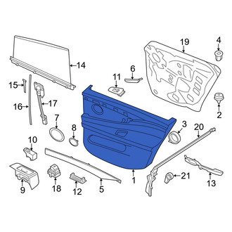 BMW OE - Front Left Inner Door Interior Trim Panel